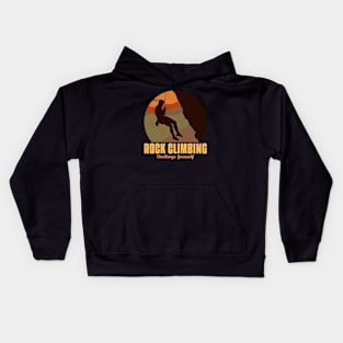 Rock Climbing Kids Hoodie